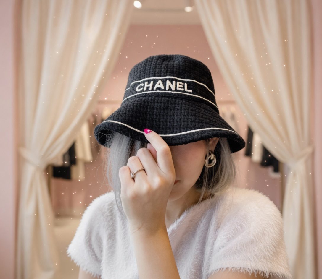 Paris tweed bucket